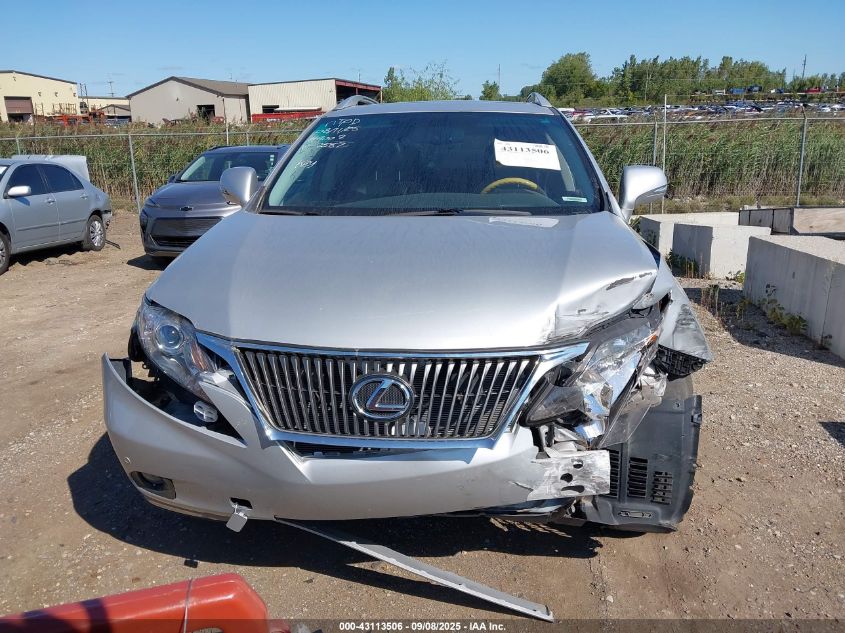 2012 Lexus Rx 350 350 VIN: 2T2BK1BA2CC122587 Lot: 43113506