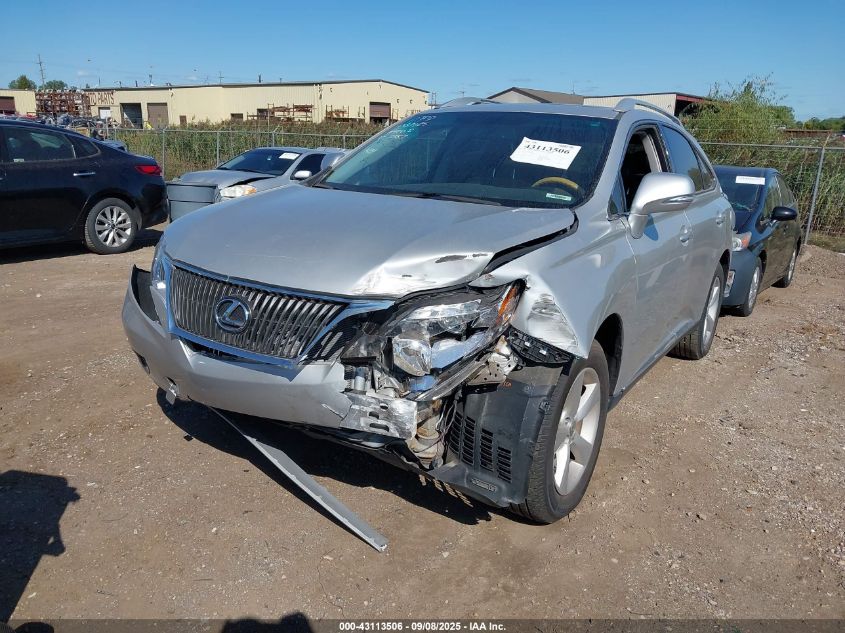 2012 Lexus Rx 350 350 VIN: 2T2BK1BA2CC122587 Lot: 43113506