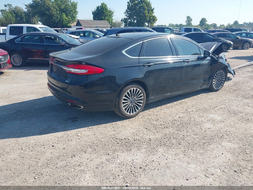 Vin: 3fa6p0t93hr213882, lot: 43607940, ford fusion se 20174