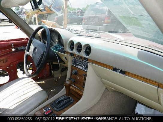 VIN: 10704412037710 MERCEDES BENZ 450SL 1977 MAROON Photo 5