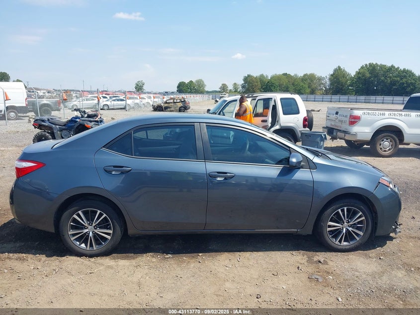 2016 Toyota Corolla Le Plus VIN: 5YFBURHEXGP485488 Lot: 43113770