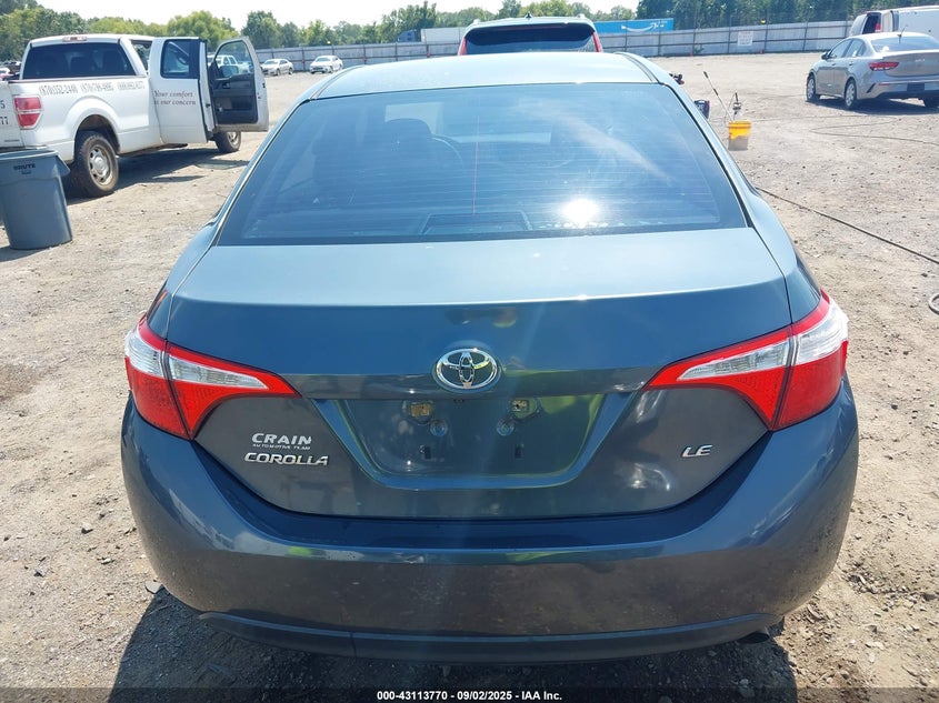 2016 Toyota Corolla Le Plus VIN: 5YFBURHEXGP485488 Lot: 43113770