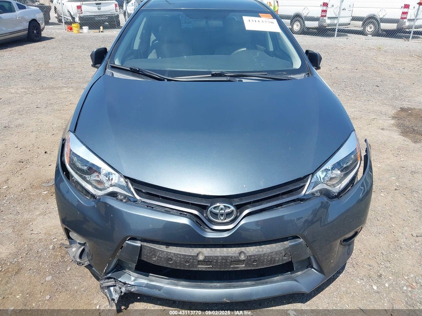 2016 Toyota Corolla Le Plus VIN: 5YFBURHEXGP485488 Lot: 43113770