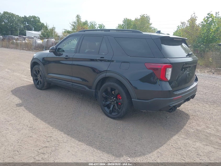 Vin: 1fm5k8gc6lgb33707, lot: 43608114, ford explorer st 20203