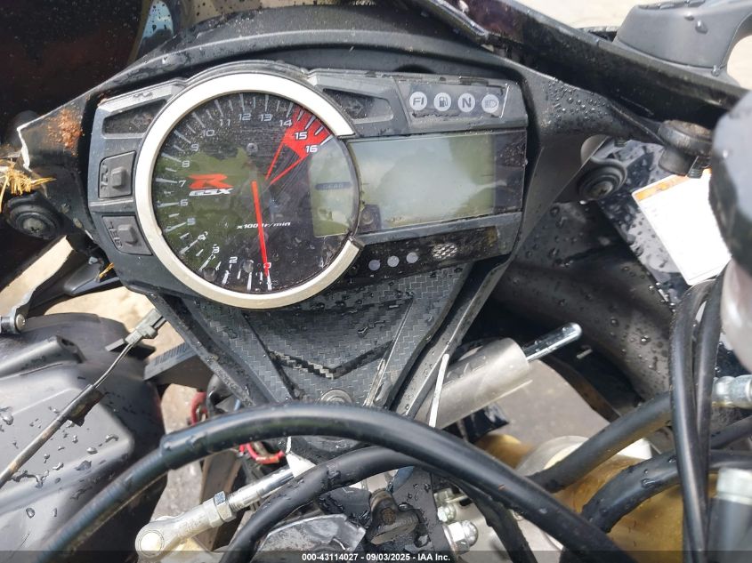 2013 Suzuki Gsx-R750 VIN: JS1GR7MA2D2102582 Lot: 43114027