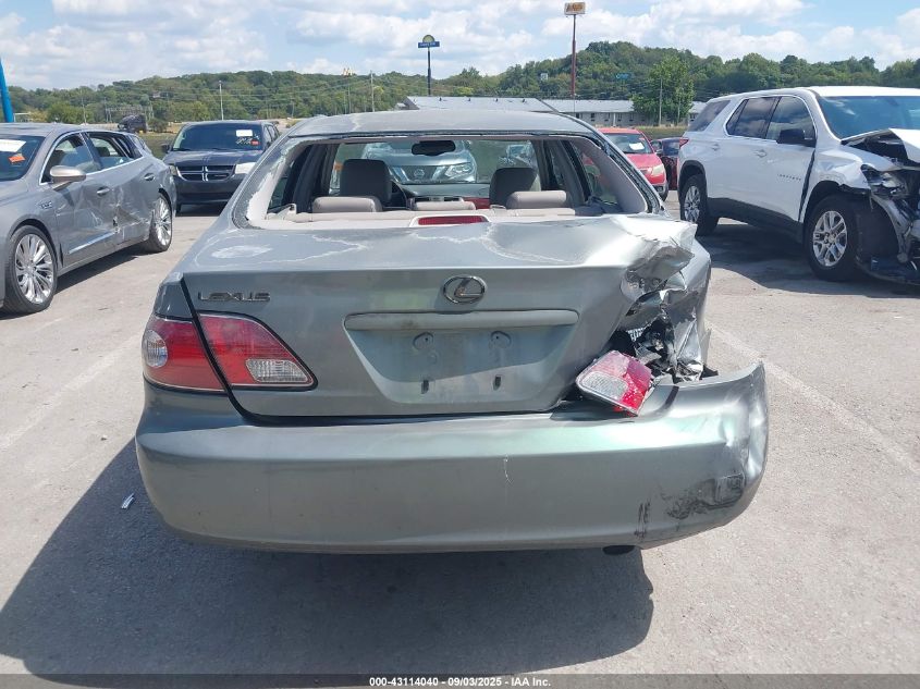 2003 Lexus Es 300 VIN: JTHBF30G930138788 Lot: 43114040