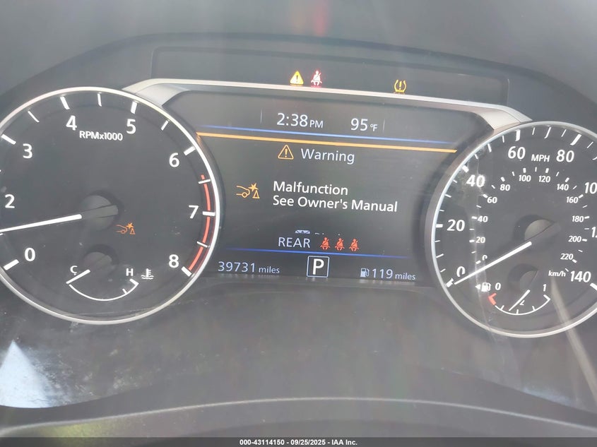 2023 NISSAN ALTIMA SV FWD 1N4BL4DV6PN385967