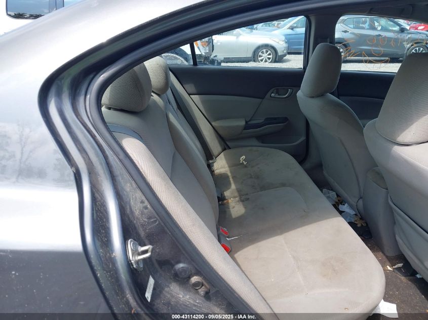 2012 Honda Civic Lx VIN: 2HGFB2F58CH565195 Lot: 43114200