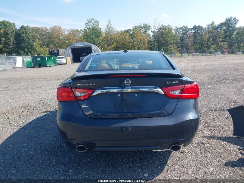 2016 Nissan Maxima 3.5 Sr VIN: 1N4AA6AP5GC411084 Lot: 43114227