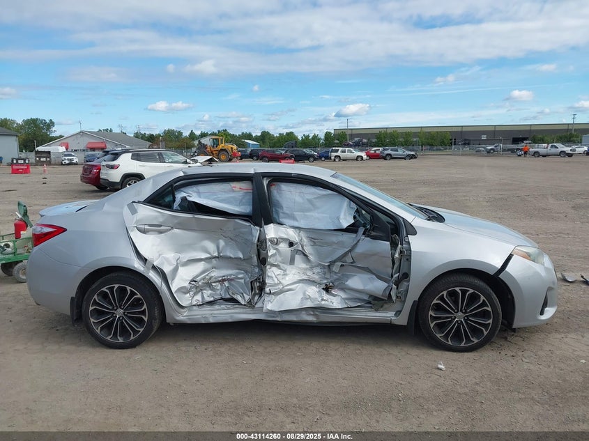 2015 Toyota Corolla S Plus VIN: 2T1BURHE6FC244316 Lot: 43114260