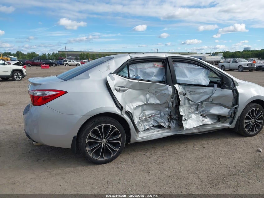 2015 Toyota Corolla S Plus VIN: 2T1BURHE6FC244316 Lot: 43114260