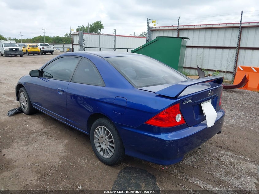 2005 Honda Civic Lx 1HGEM22555L074293 photo #4