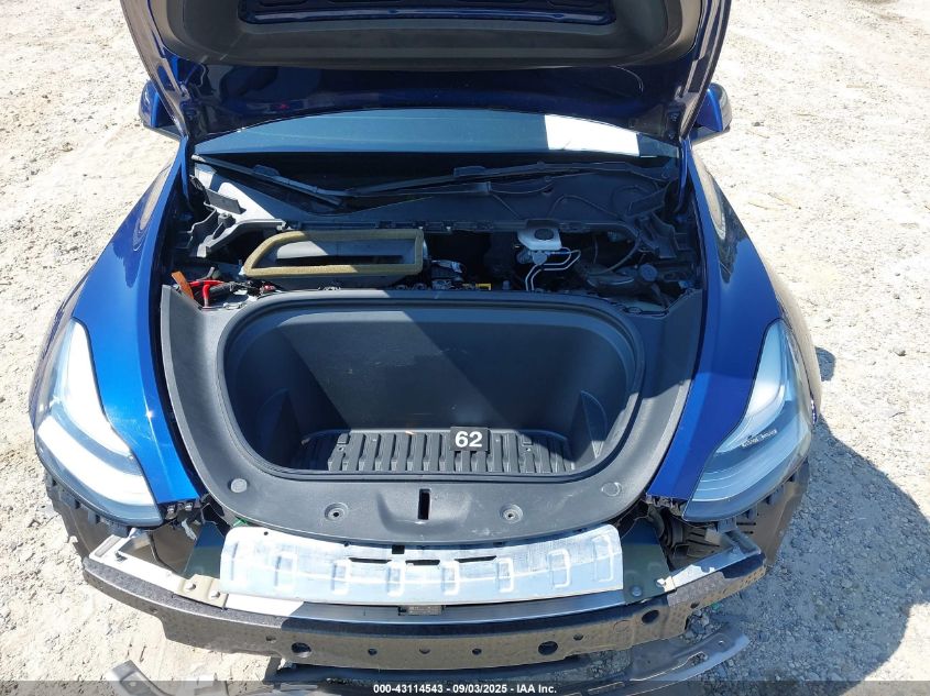 2021 Tesla Model Y Long Range Dual Motor All-Wheel Drive VIN: 5YJYGDEE5MF176933 Lot: 43114543