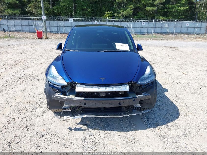 2021 Tesla Model Y Long Range Dual Motor All-Wheel Drive VIN: 5YJYGDEE5MF176933 Lot: 43114543
