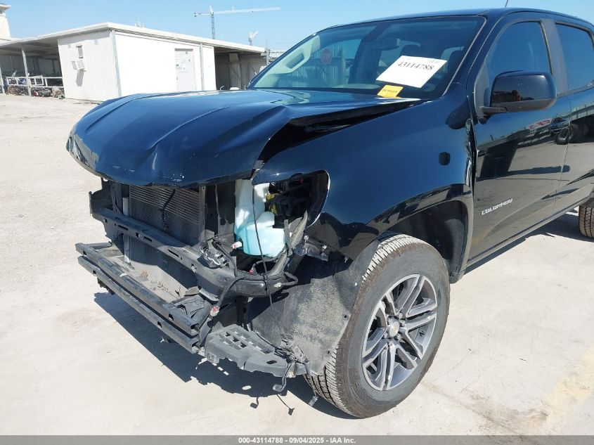 2021 Chevrolet Colorado 2Wd Short Box Wt VIN: 1GCGSBENXM1134782 Lot: 43114788