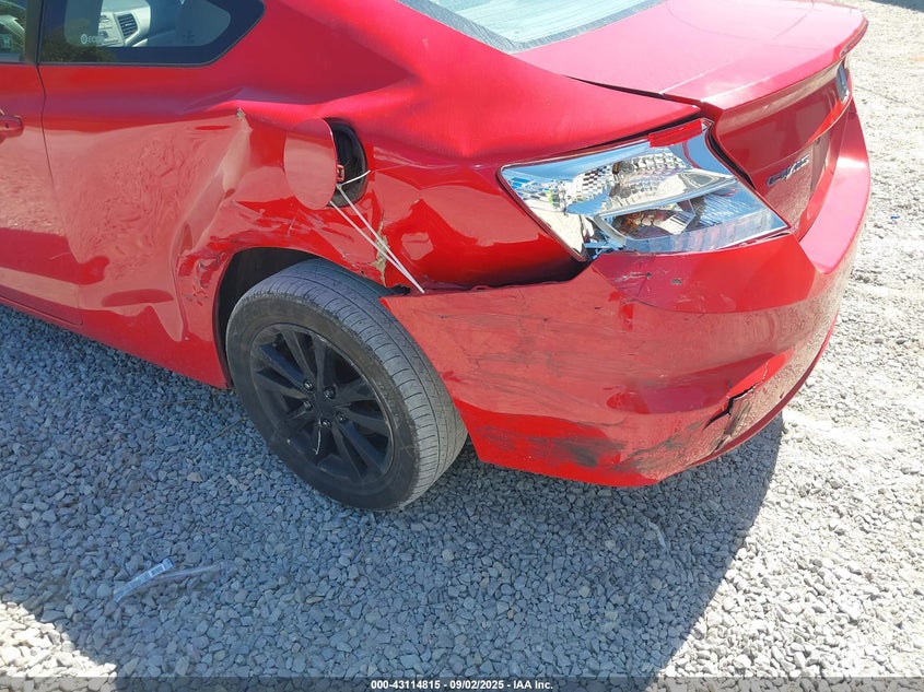 2012 Honda Civic Ex VIN: 2HGFG3B89CH521360 Lot: 43114815