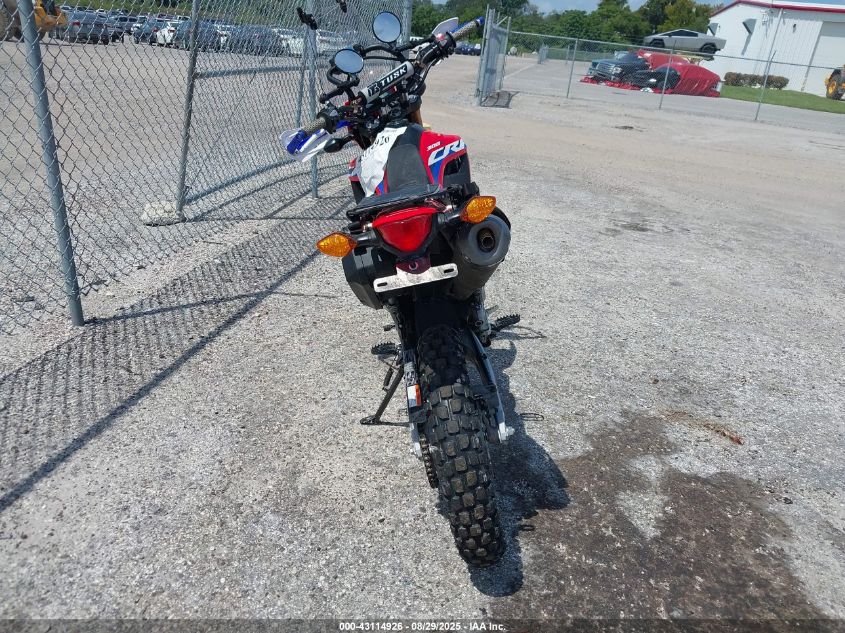 2023 Honda Crf300 L VIN: MLHND1615P5202133 Lot: 43114926