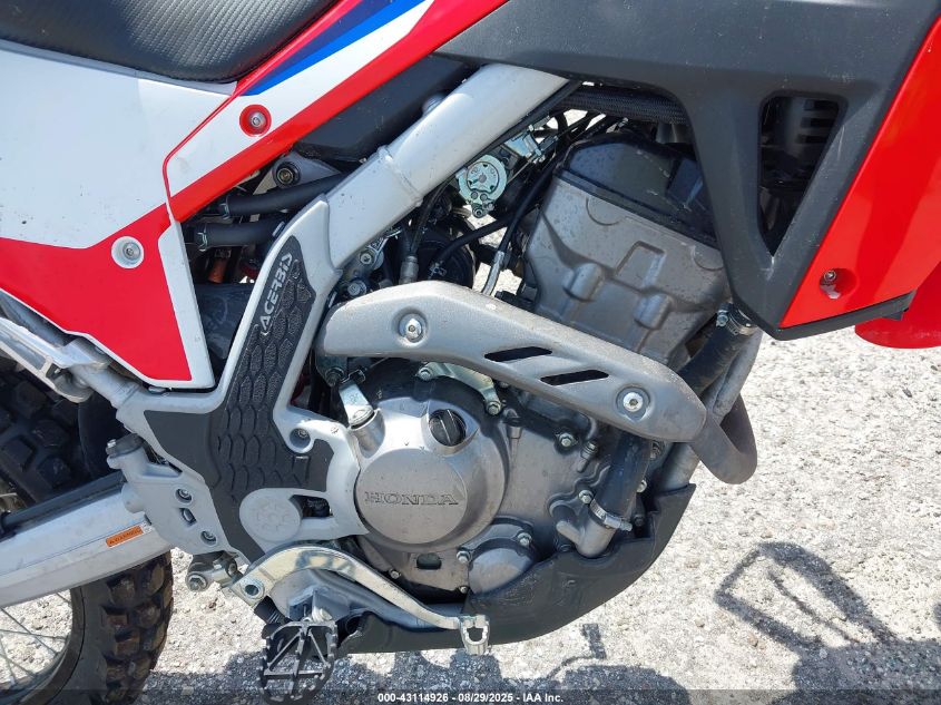 2023 Honda Crf300 L VIN: MLHND1615P5202133 Lot: 43114926