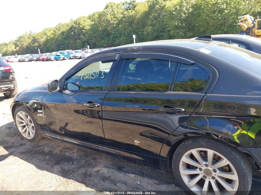 2011 BMW 328I xDrive VIN: WBAPK7C5XBA816250 Lot: 43115113