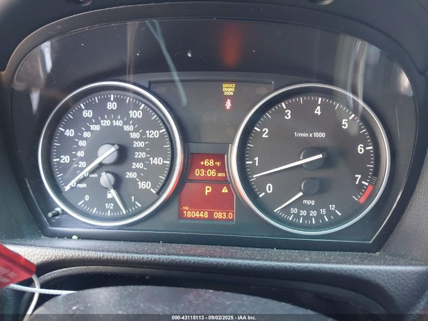 2011 BMW 328I xDrive VIN: WBAPK7C5XBA816250 Lot: 43115113