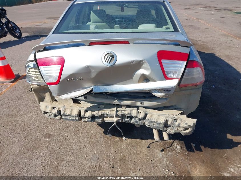 2008 Mercury Milan I4 VIN: 3MEHM07Z88R630967 Lot: 43115275