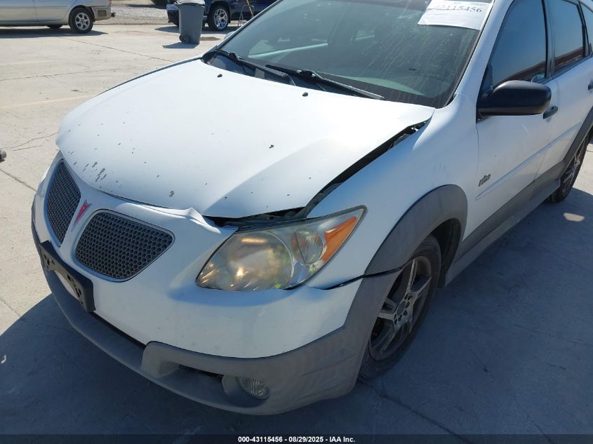 2008 Pontiac Vibe VIN: 5Y2SL65898Z400485 Lot: 43115456
