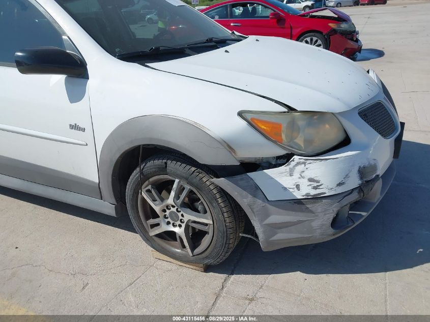 2008 Pontiac Vibe VIN: 5Y2SL65898Z400485 Lot: 43115456