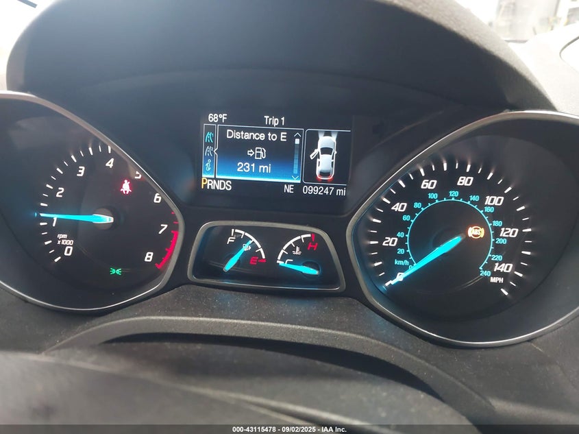 2015 Ford Escape Titanium VIN: 1FMCU9J90FUB62615 Lot: 43115478
