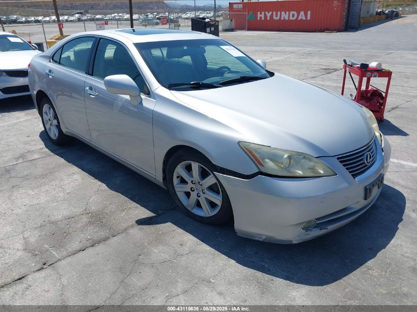 2008 Lexus Es 350 silver sedan gasoline JTHBJ46G882190615 photo #1