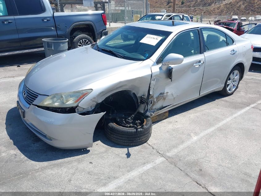 2008 Lexus Es 350 silver sedan gasoline JTHBJ46G882190615 photo #3