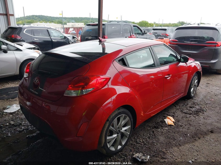 2016 HYUNDAI VELOSTER - KMHTC6AD1GU272922
