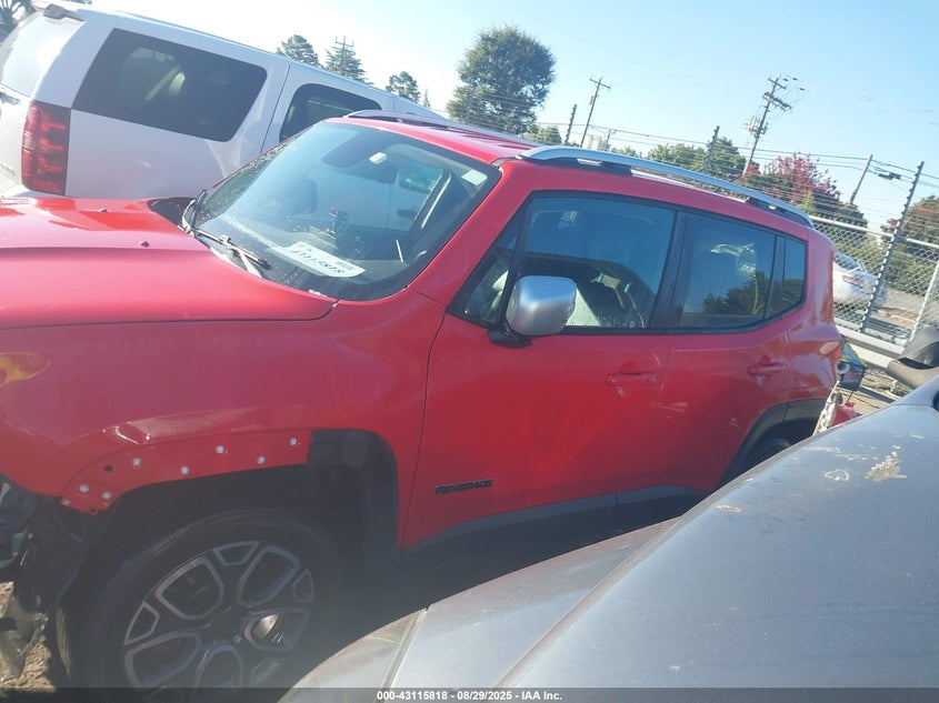 2015 JEEP RENEGADE LIMITED - ZACCJBDTXFPC08397