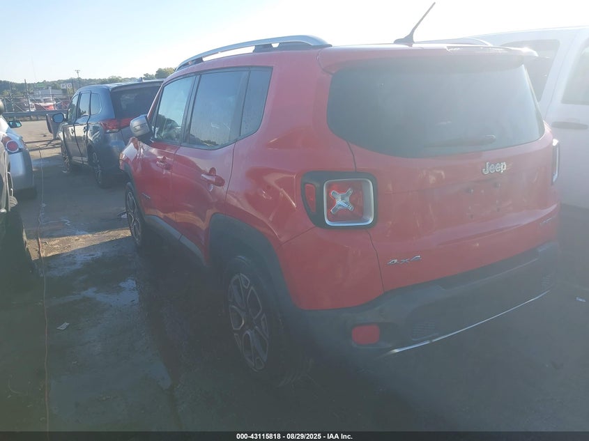 2015 JEEP RENEGADE LIMITED - ZACCJBDTXFPC08397