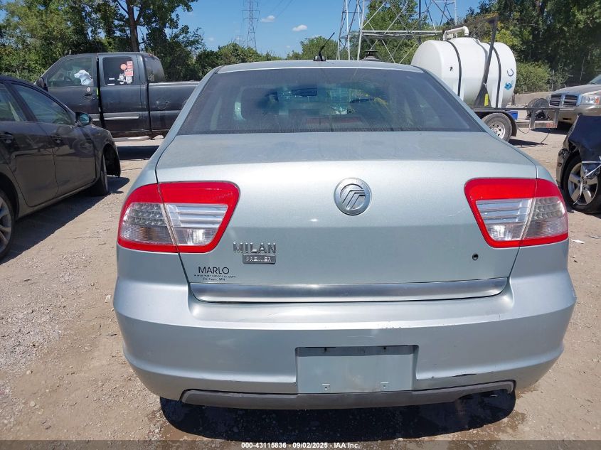 2007 Mercury Milan I4 Premier VIN: 3MEHM08Z87R626916 Lot: 43115836