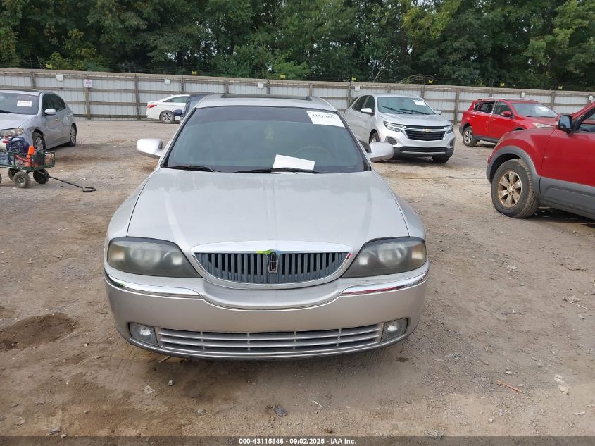 2003 Lincoln Ls VIN: 1LNHMH6S53Y668182 Lot: 43115846
