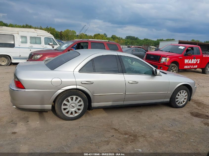 2003 Lincoln Ls VIN: 1LNHMH6S53Y668182 Lot: 43115846