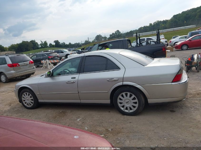 2003 Lincoln Ls VIN: 1LNHMH6S53Y668182 Lot: 43115846