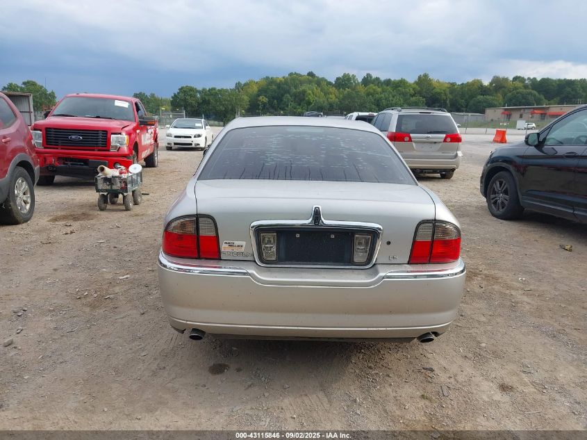 2003 Lincoln Ls VIN: 1LNHMH6S53Y668182 Lot: 43115846