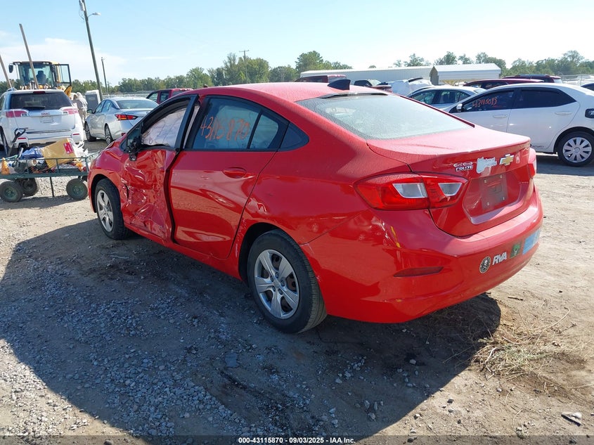 2017 CHEVROLET CRUZE LS - 1G1BC5SM4H7185050