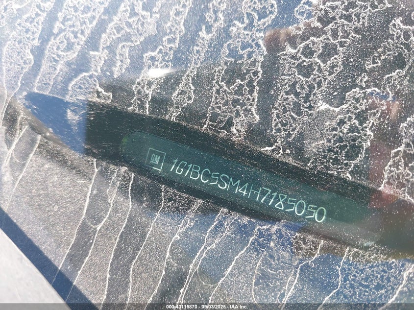 2017 CHEVROLET CRUZE LS - 1G1BC5SM4H7185050