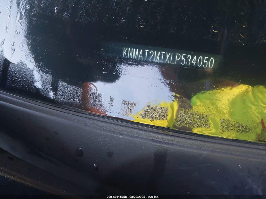 2020 NISSAN ROGUE SV FWD - KNMAT2MTXLP534050