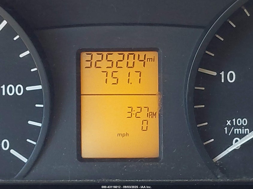 2012 Mercedes-Benz Sprinter 2500 High Roof VIN: WD3PE8CB5C5713909 Lot: 43116012