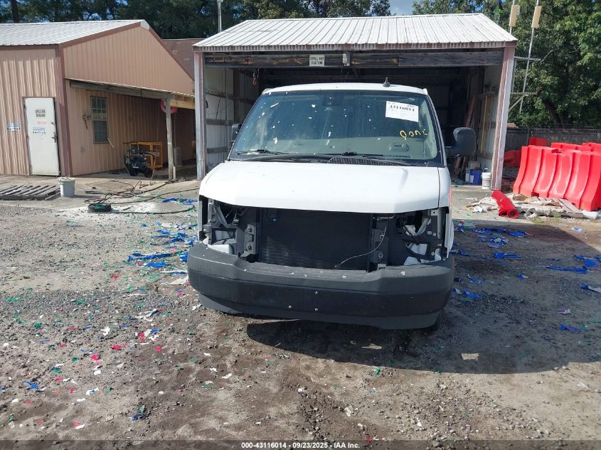 2019 Chevrolet Express 2500 Work Van VIN: 1GCWGAFP3K1308910 Lot: 43116014