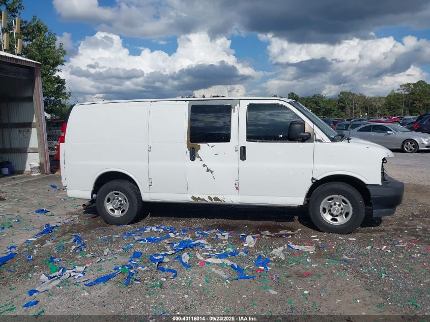 2019 Chevrolet Express 2500 Work Van VIN: 1GCWGAFP3K1308910 Lot: 43116014