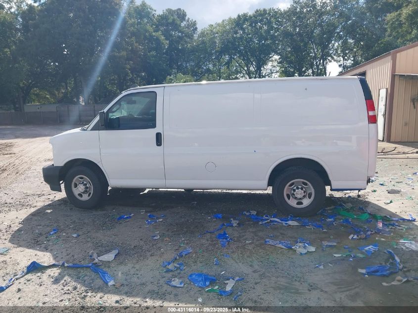 2019 Chevrolet Express 2500 Work Van VIN: 1GCWGAFP3K1308910 Lot: 43116014