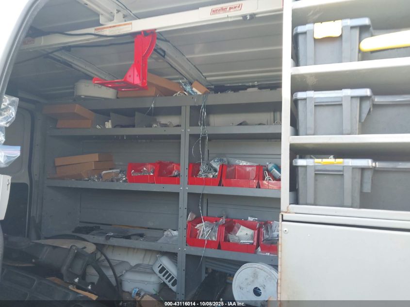 2019 Chevrolet Express 2500 Work Van VIN: 1GCWGAFP3K1308910 Lot: 43116014