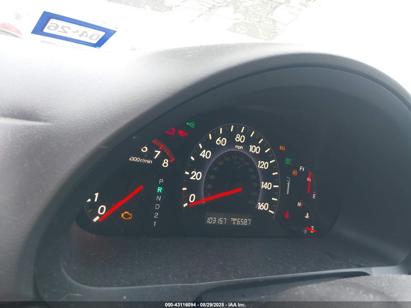 2008 Honda Odyssey Ex-L VIN: 5FNRL38628B089379 Lot: 43116094