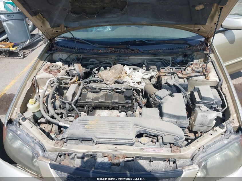 2002 Mazda Protege Dx/Es/Lx VIN: JM1BJ225821604712 Lot: 43116195