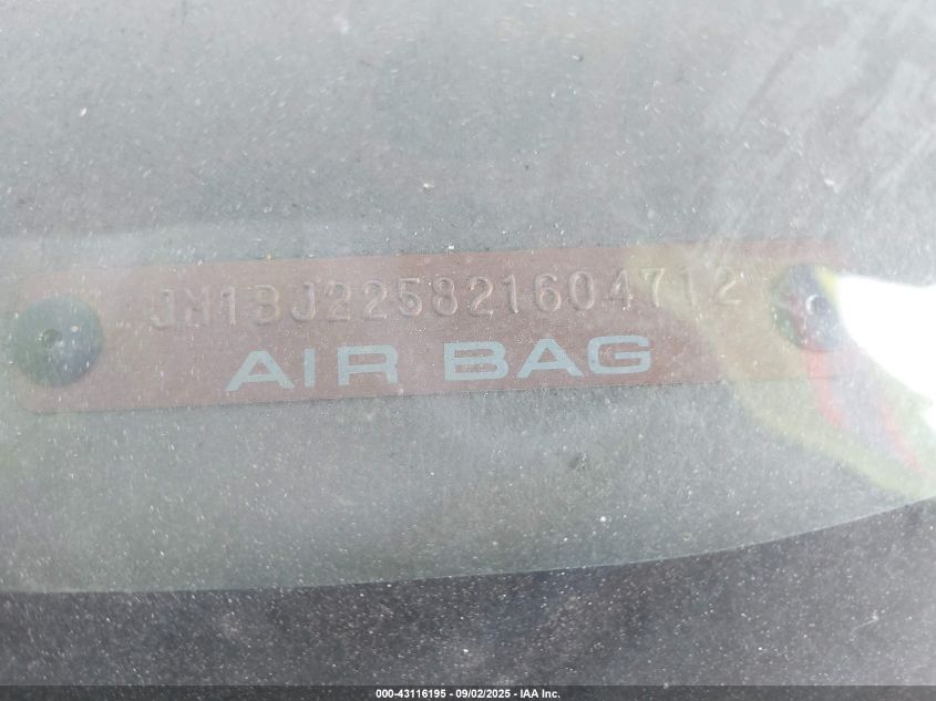 2002 Mazda Protege Dx/Es/Lx VIN: JM1BJ225821604712 Lot: 43116195