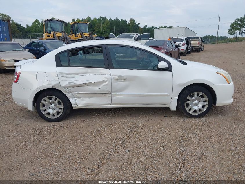 2012 Nissan Sentra 2.0 S VIN: 3N1AB6APXCL669190 Lot: 43116228